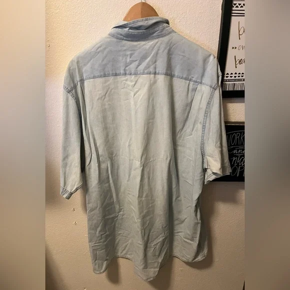 X-Large Vintage denim button up shirt - Picture 5 of 5